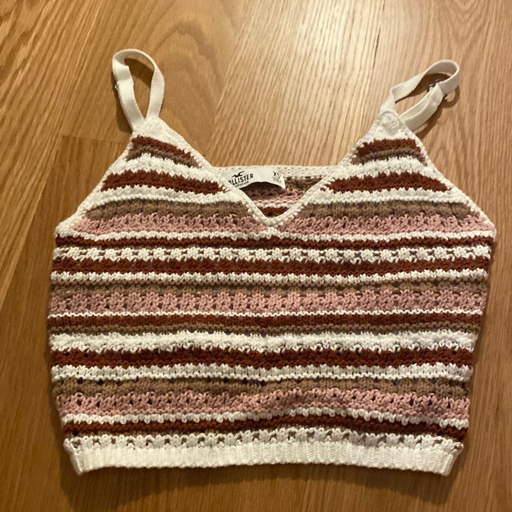Hollister crochet top